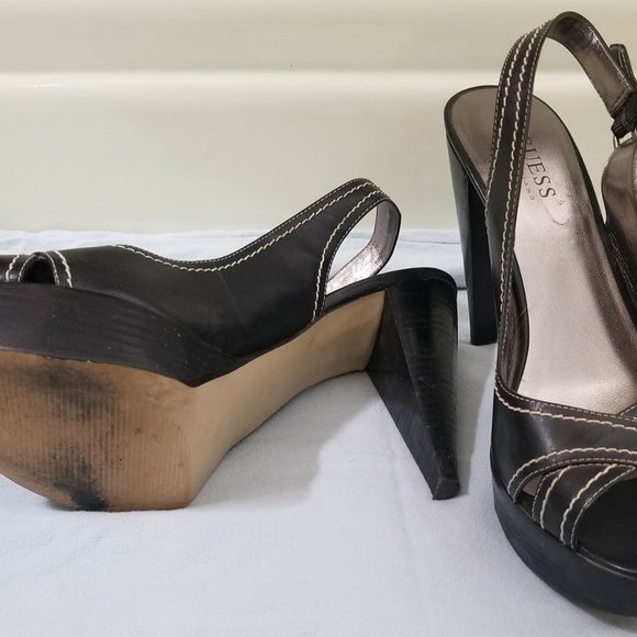 Guess Sling Back Platform Sandals - Picture 6 of 8